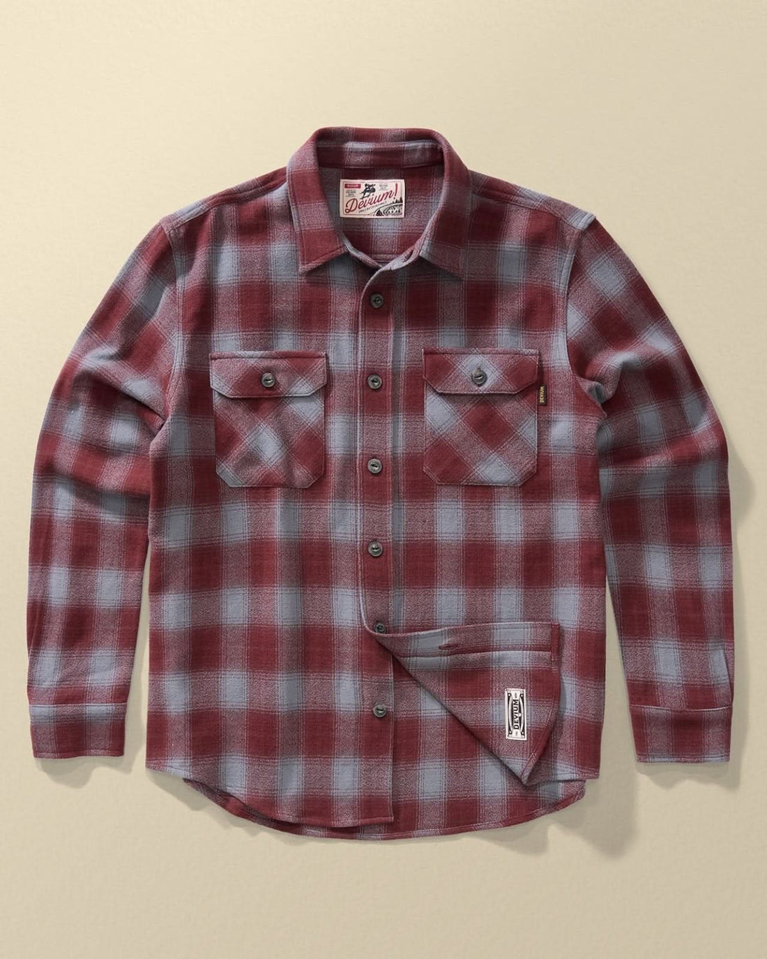 Devium Shirts Canned Jam / S Boca Long Sleeve Flannel Shirt