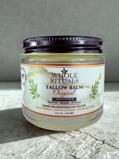 Whole Rituals Face Moisturizer Grass-Fed Tallow Balm — Original