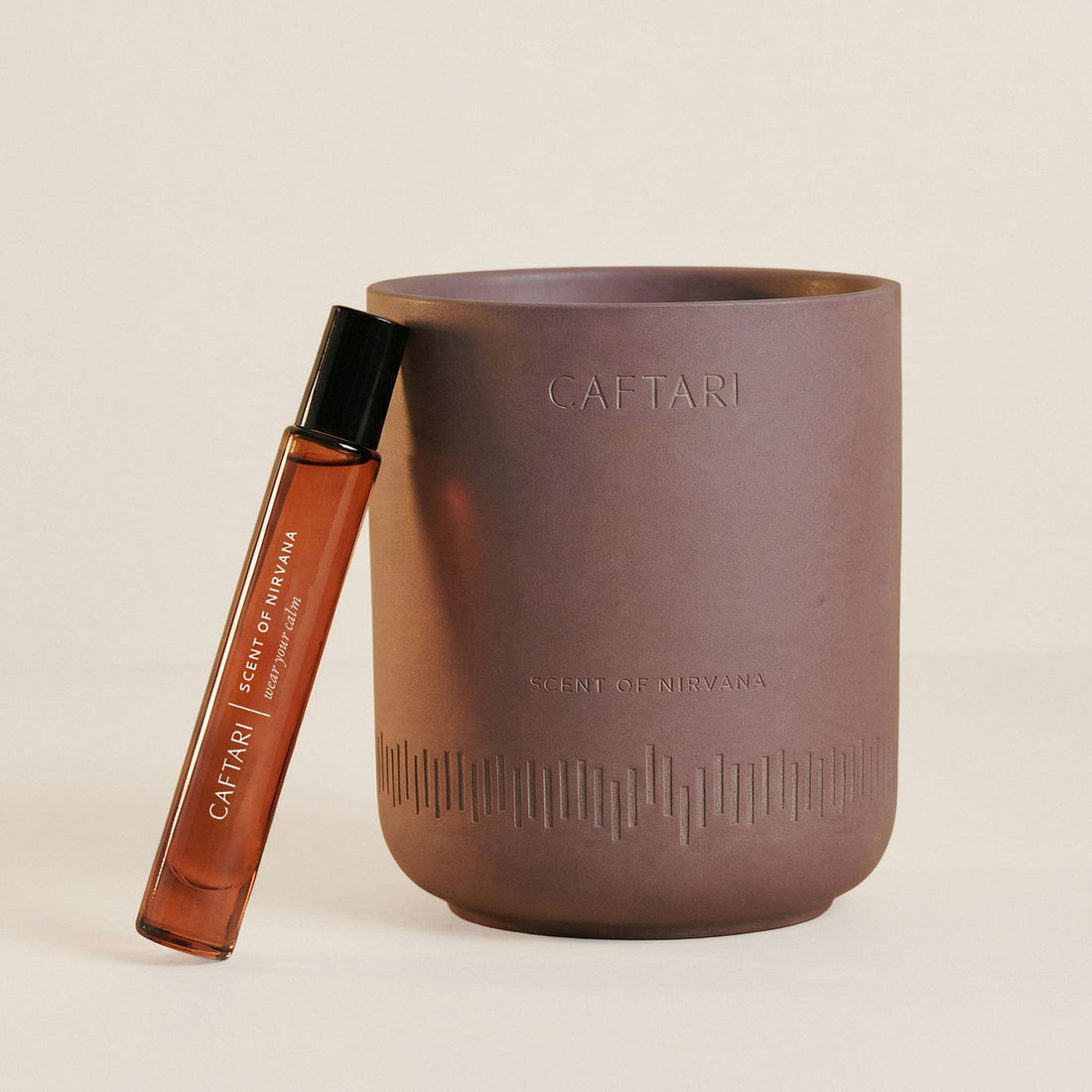 Caftari Candle Scent of Nirvana Rollerball + Candle Bundle