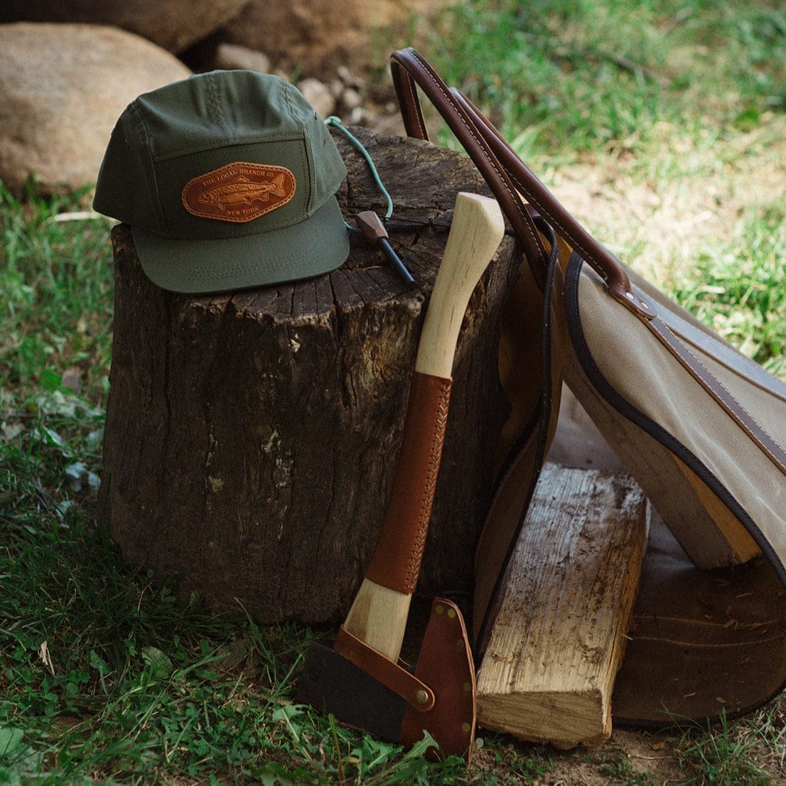 The Local Branch Hat Camp Hat - Trout  - USA Made