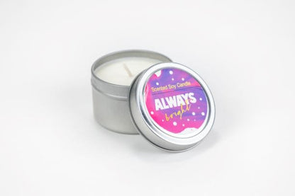 Lizush Trio of Tin Soy Candle - Scented with Bergamot and Lavender Essential oils