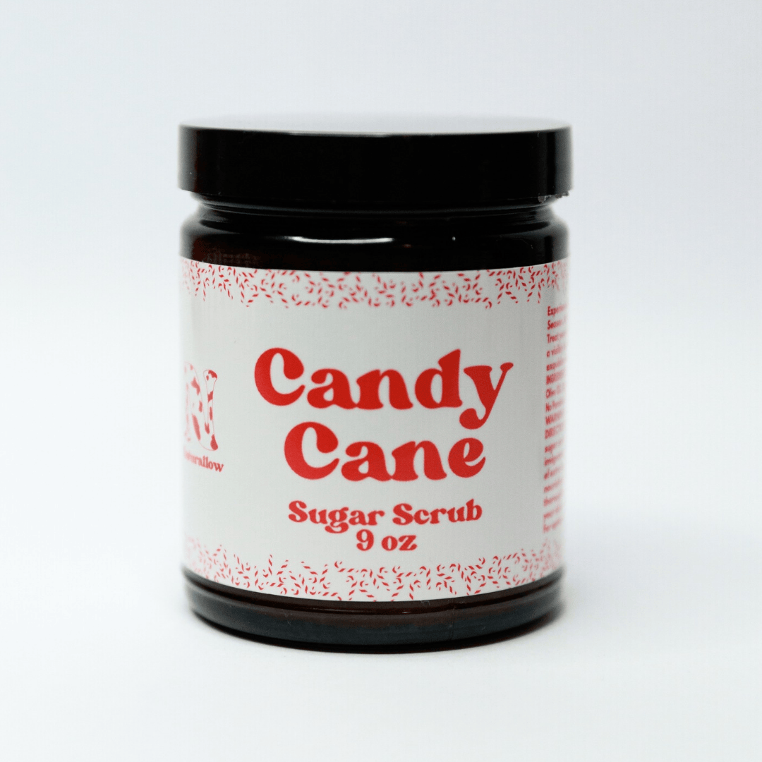 Naturallow Bath Candy Cane Sugar Scrub Holiday Collection Sugar Scrubs