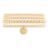 Cuffed by Nano LLC Classic Initial Juno Bracelet Four Stack