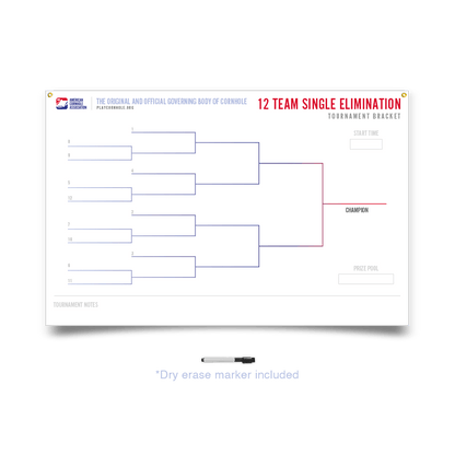 Cornhole Tournament Brackets