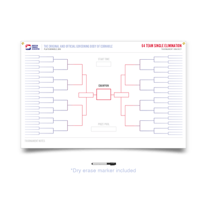 Cornhole Tournament Brackets