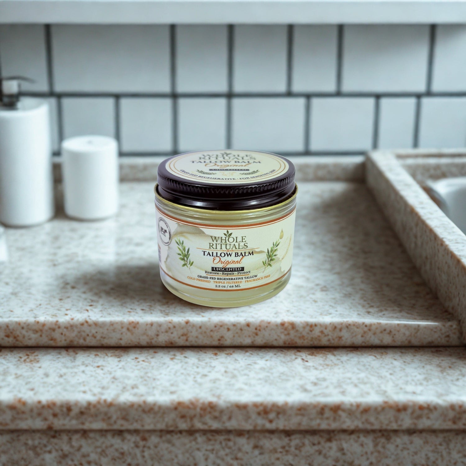 Whole Rituals Face Moisturizer Grass-Fed Tallow Balm — Original