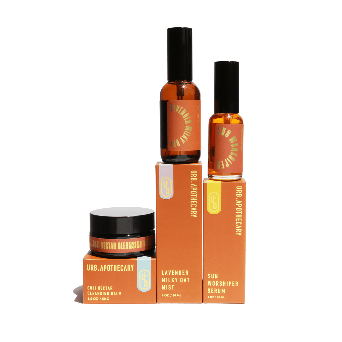 URB APOTHECARY CLEANSER Daily Cleansing Bundle with Goji Nectar Cleansing Balm - Normal/Mature Skin