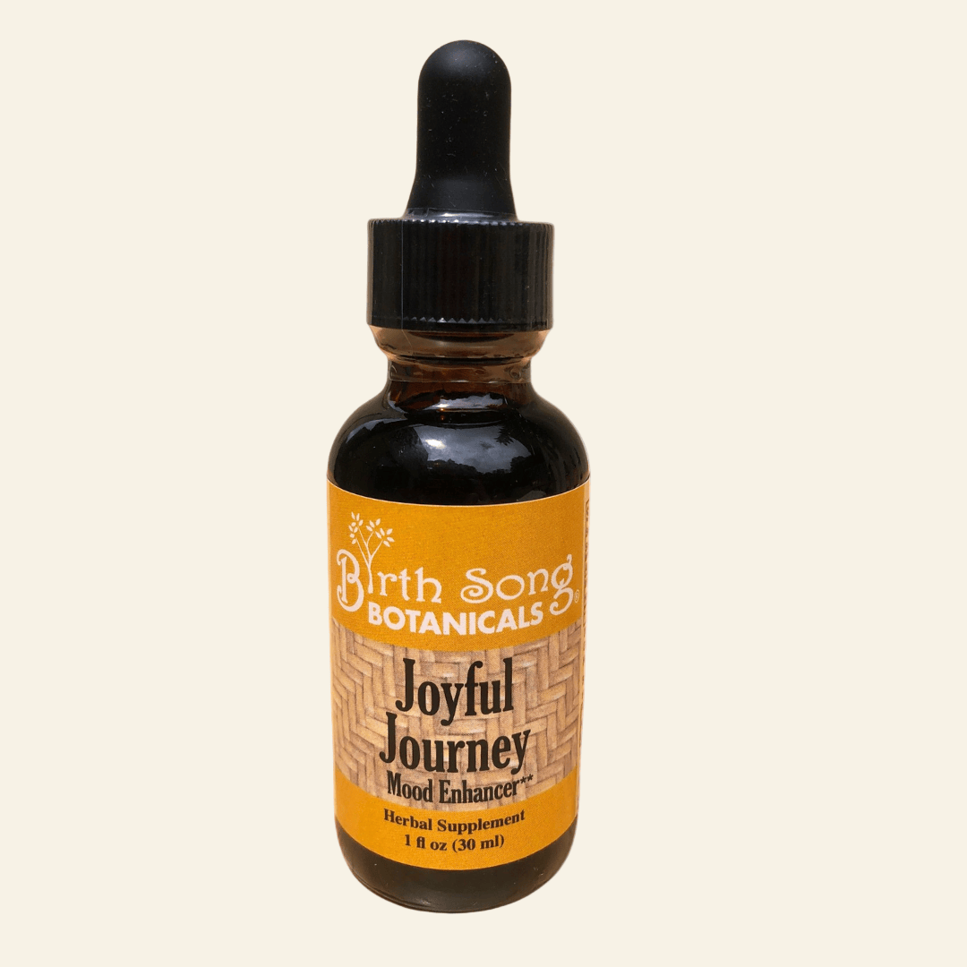 Birth Song Botanicals Co. Tinctures Joyful Journey Herbal Tincture – Botanical Blend with St. John’s Wort, Hawthorn &amp; Lemon Balm (1 oz)
