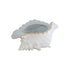 Ruby Clay Company Accessory Conch / Pale Sheer Blue Conch Bowl with 22K Gold Accent
