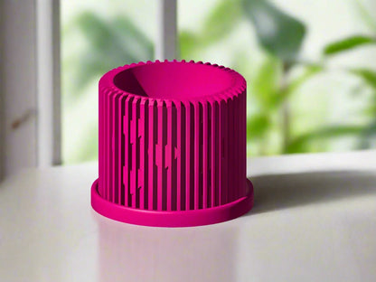 Rosebud HomeGoods Planter Modern Heart-Shaped Planter with Drainage &amp; Saucer – Unique Valentine’s Day Gift for Plant Lovers, 3d Printed Planter Home Hosting Decor,