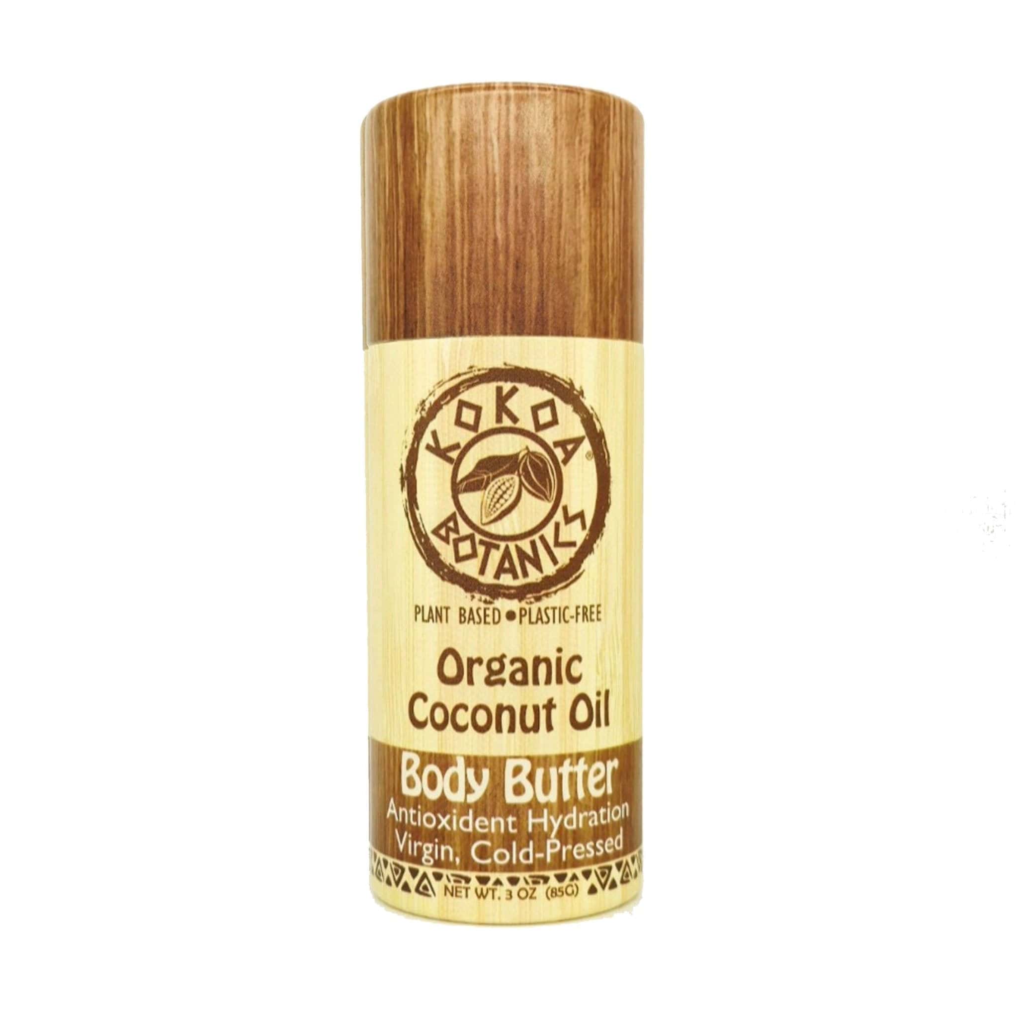KOKOA BOTANICS Health &amp; Beauty Coconut Oil - Body Butter - Lotion Bar - Organic - 3 oz