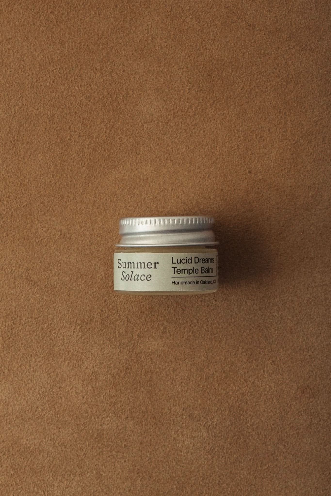 Summer Solace Tallow Tallow Balm Lucid Dreams &amp; Meditation Balm - Mugwort, White Lotus, Piñon Pine