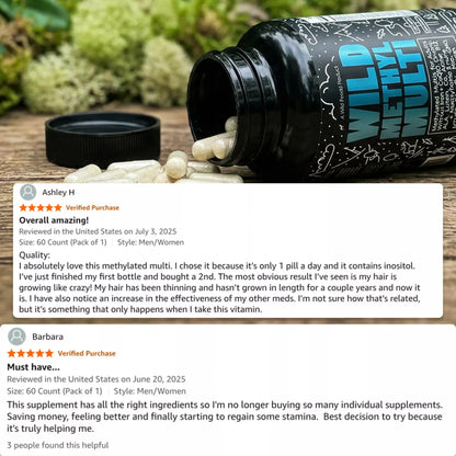 Wild Foods Supplements Methylated Whole Food Multivitamin