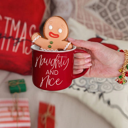 Gia Roma Coffee Mug, Naughty &amp; Nice Mug
