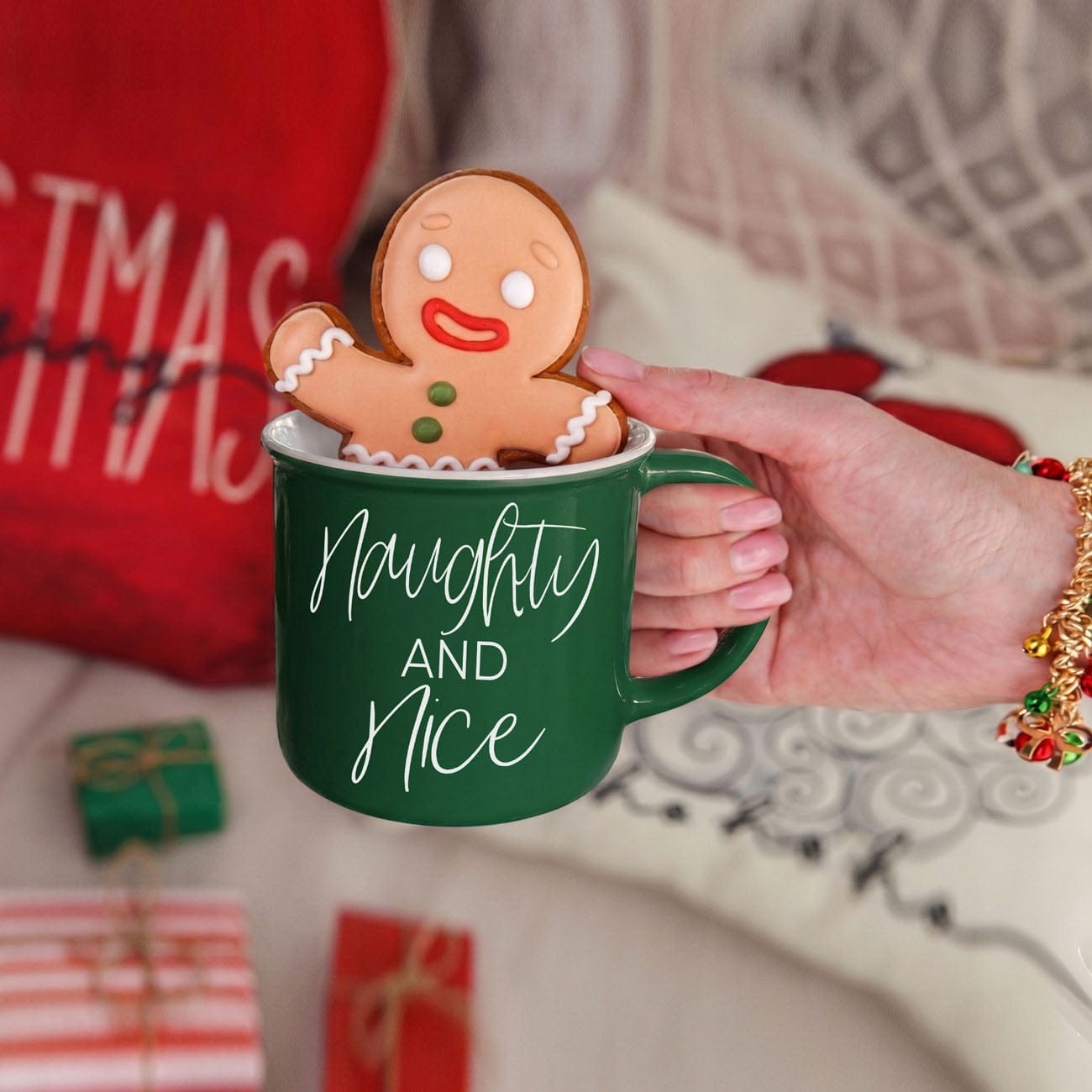 Gia Roma Coffee Mug, Naughty &amp; Nice Mug