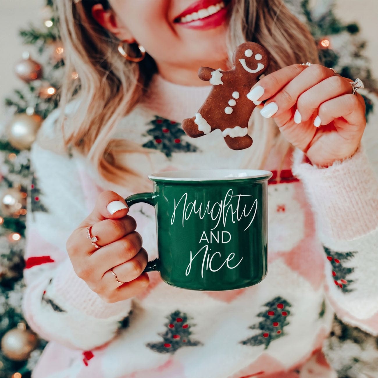 Gia Roma Coffee Mug, Naughty &amp; Nice Mug