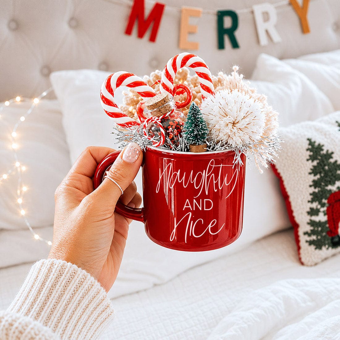 Gia Roma Coffee Mug, Naughty &amp; Nice Mug