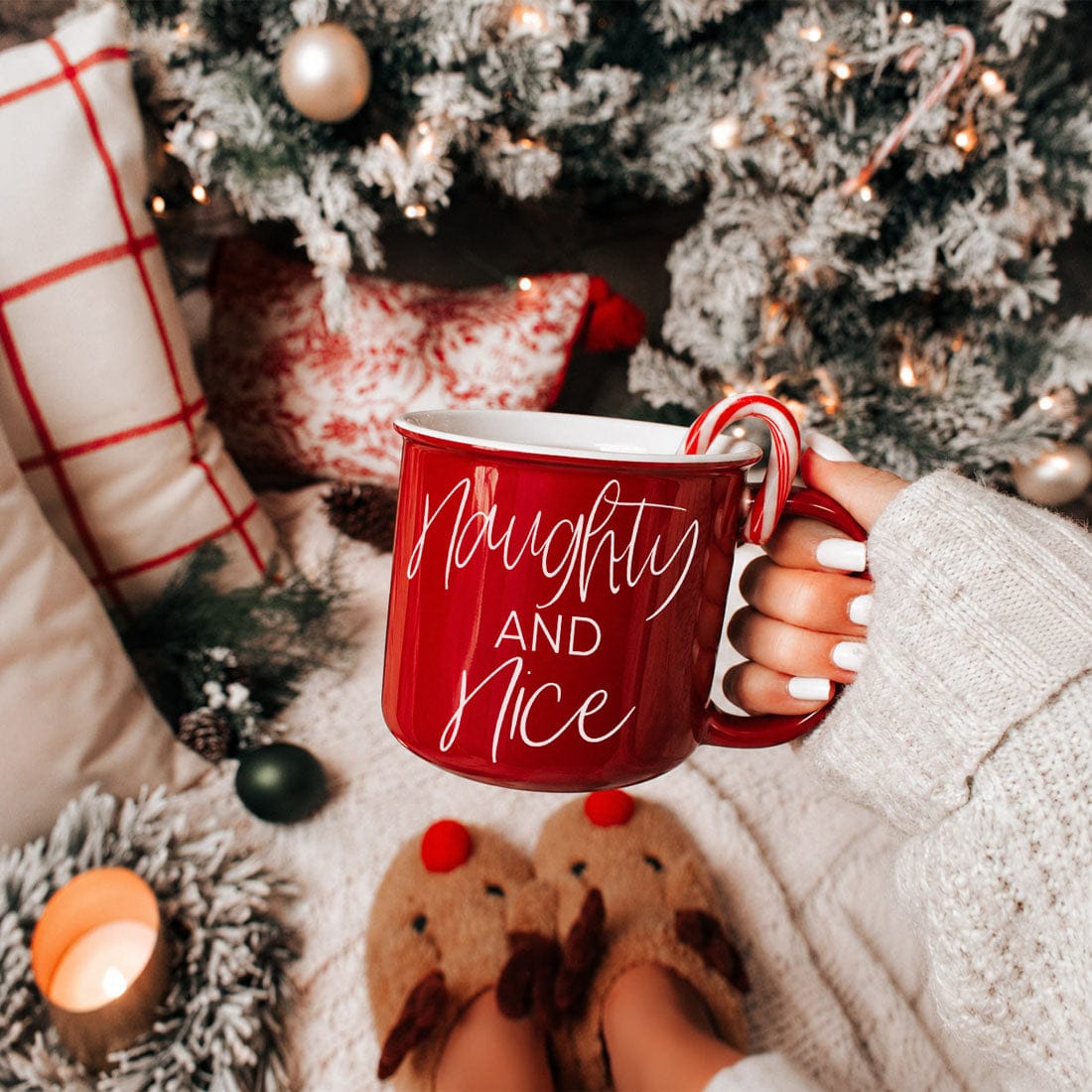 Gia Roma Coffee Mug, Naughty &amp; Nice Mug