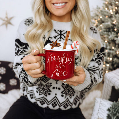 Gia Roma Coffee Mug, Naughty &amp; Nice Mug