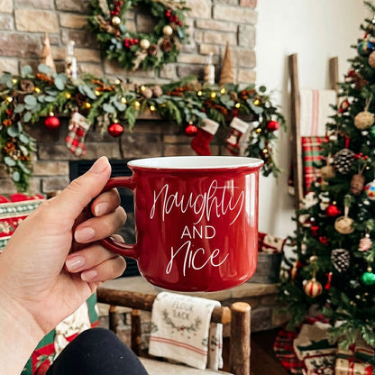 Gia Roma Coffee Mug, Naughty &amp; Nice Mug