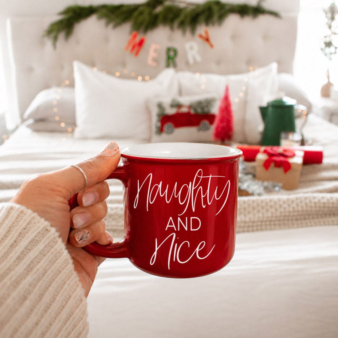 Gia Roma Coffee Mug, Naughty &amp; Nice Mug