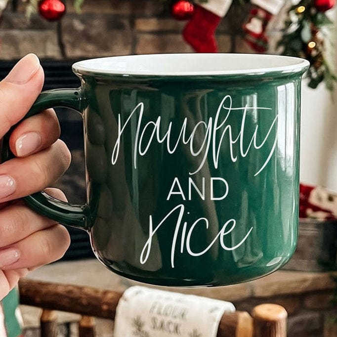 Gia Roma Coffee Mug, Naughty &amp; Nice Mug