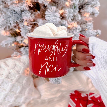 Gia Roma Coffee Mug, Naughty &amp; Nice Mug