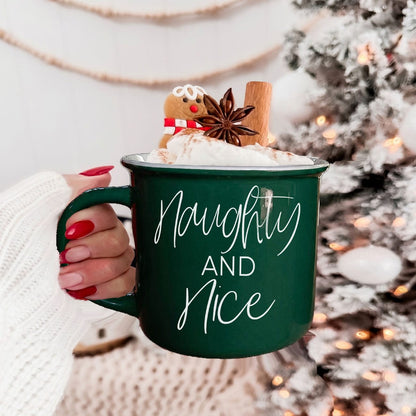 Gia Roma Coffee Mug, Naughty &amp; Nice Mug
