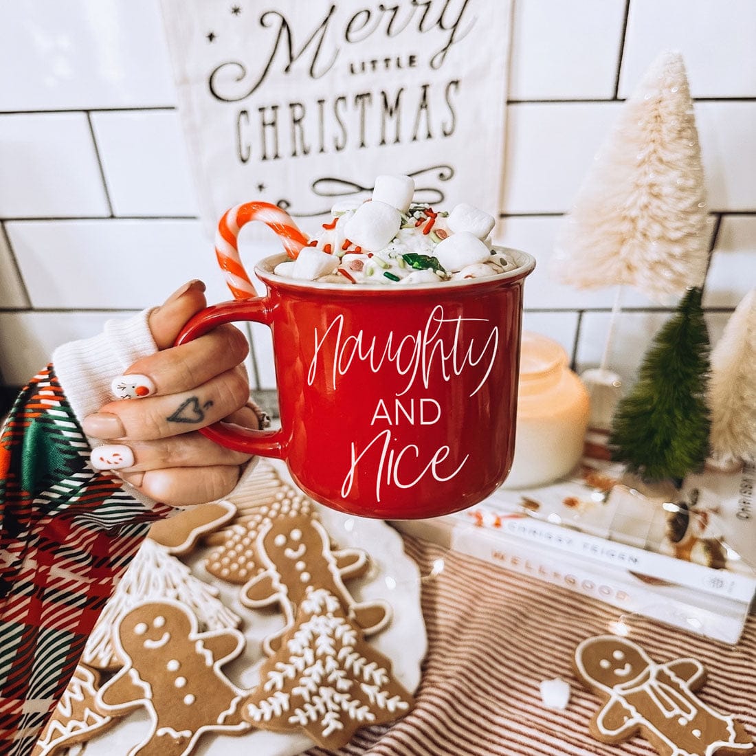 Gia Roma Coffee Mug, Naughty &amp; Nice Mug