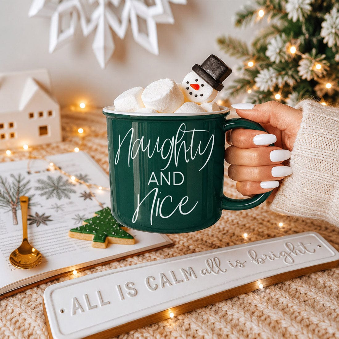Gia Roma Coffee Mug, Naughty &amp; Nice Mug