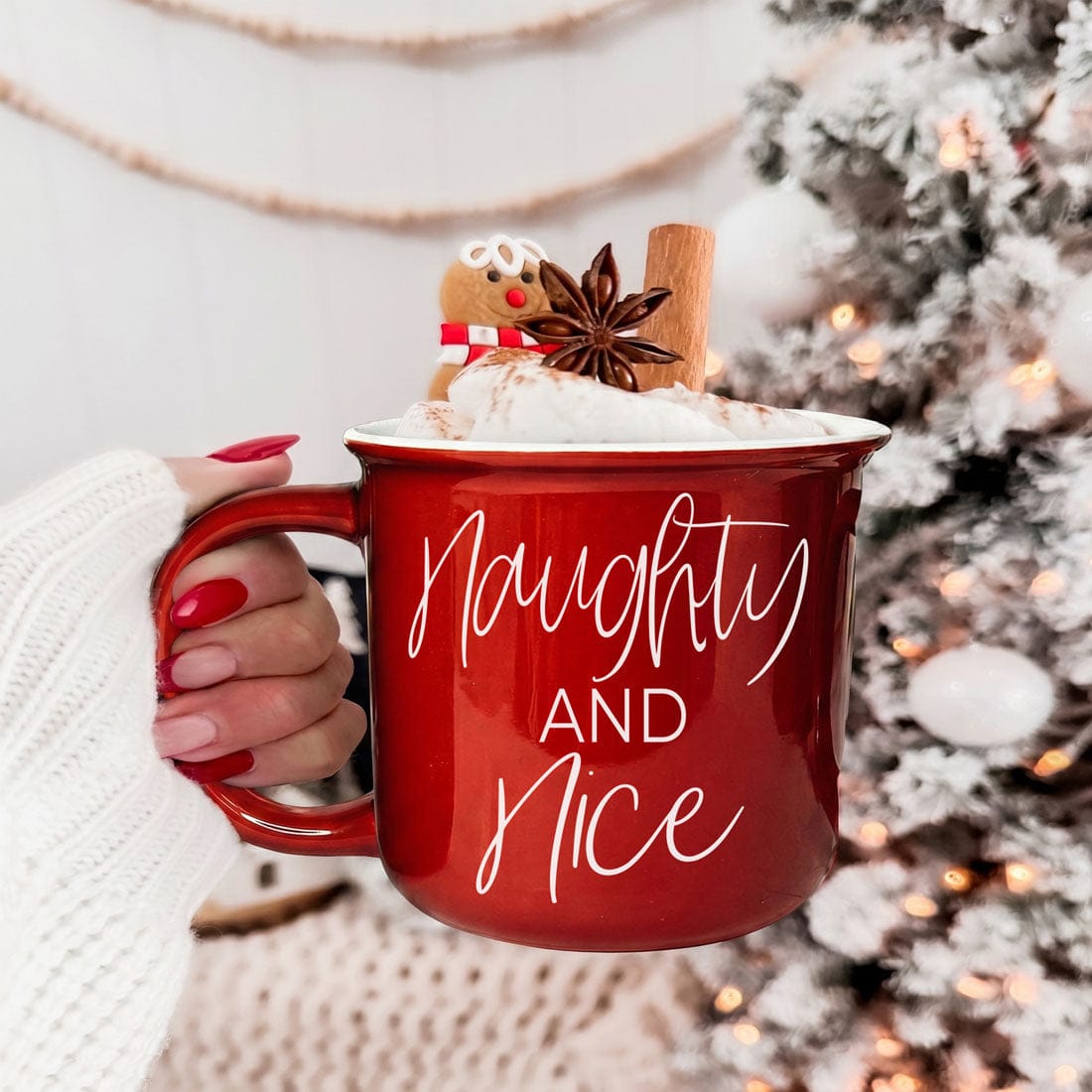 Gia Roma Coffee Mug, Naughty &amp; Nice Mug