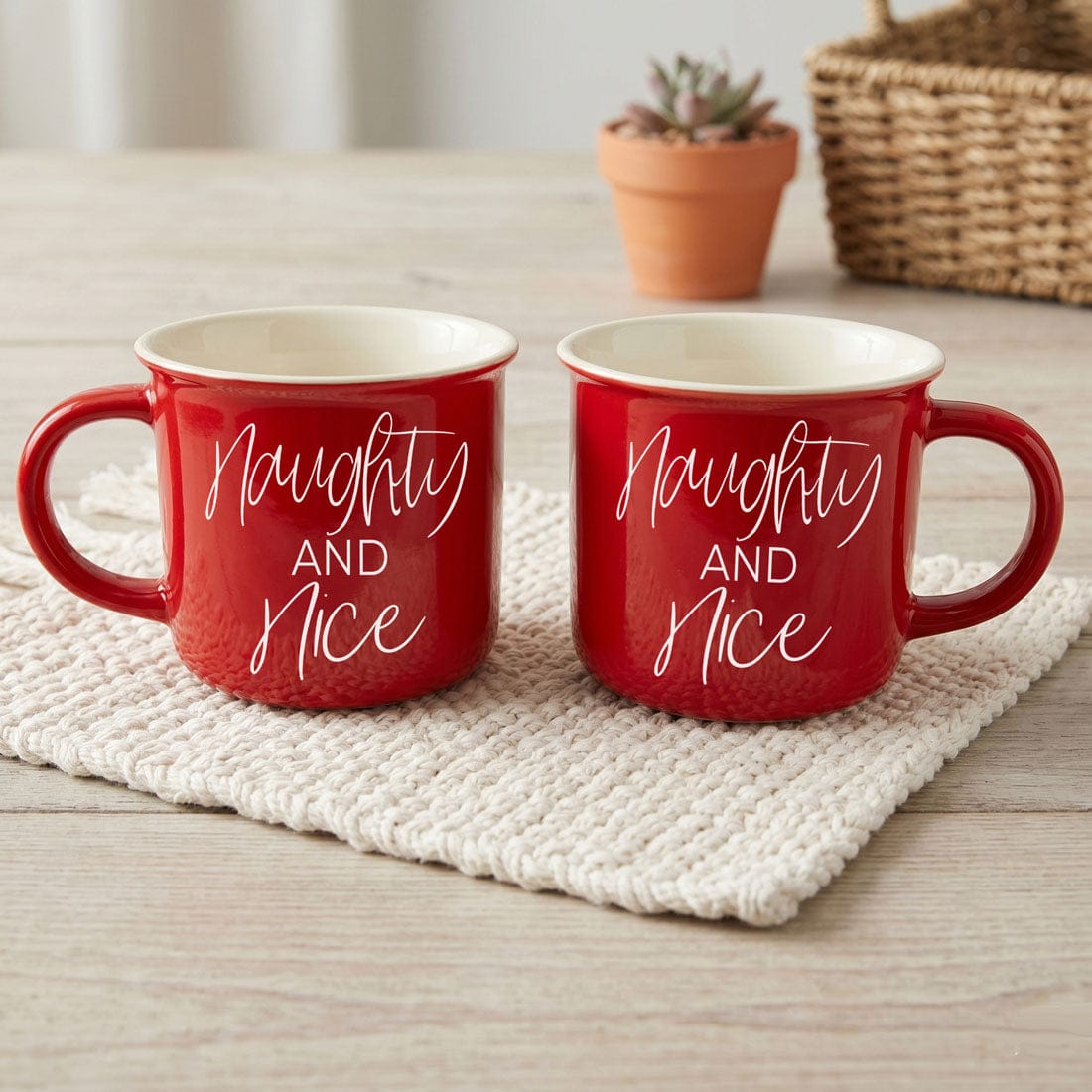 Gia Roma Coffee Mug, Naughty &amp; Nice Mug