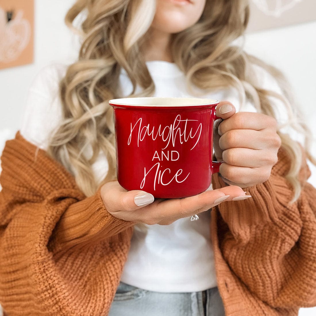Gia Roma Coffee Mug, Naughty &amp; Nice Mug