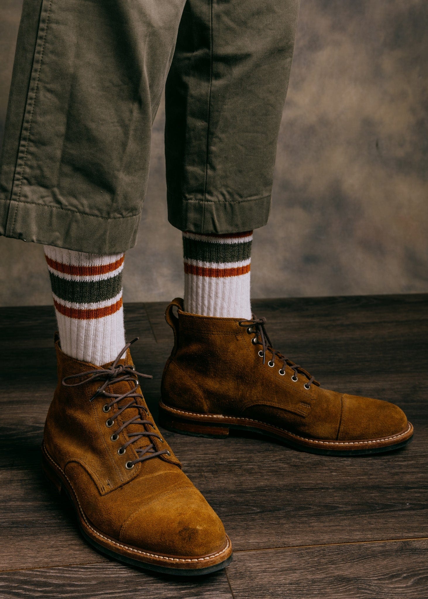 American Trench Socks The Merino Retro Stripe