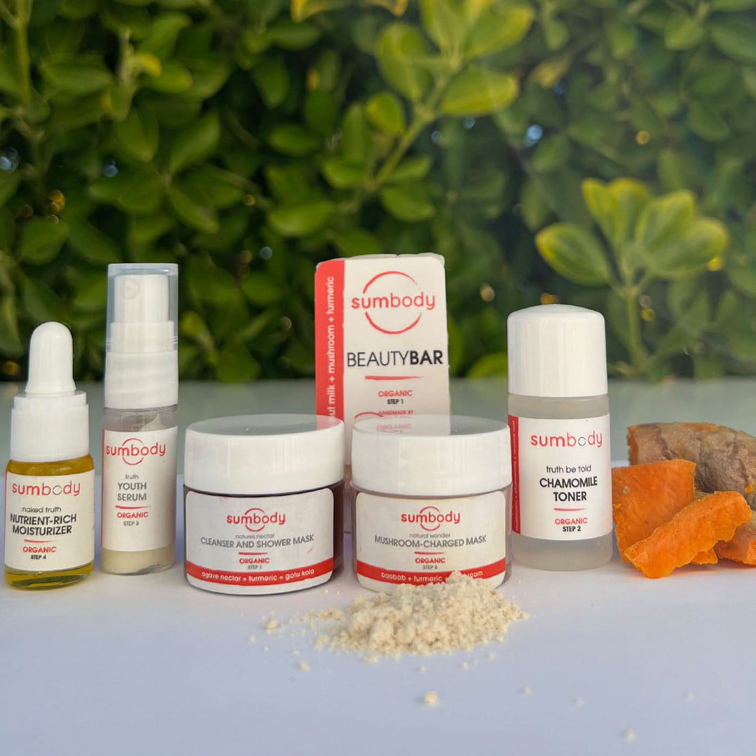 Sumbody Skincare 5 Steps to Perfect Skin Organic Mini Kit