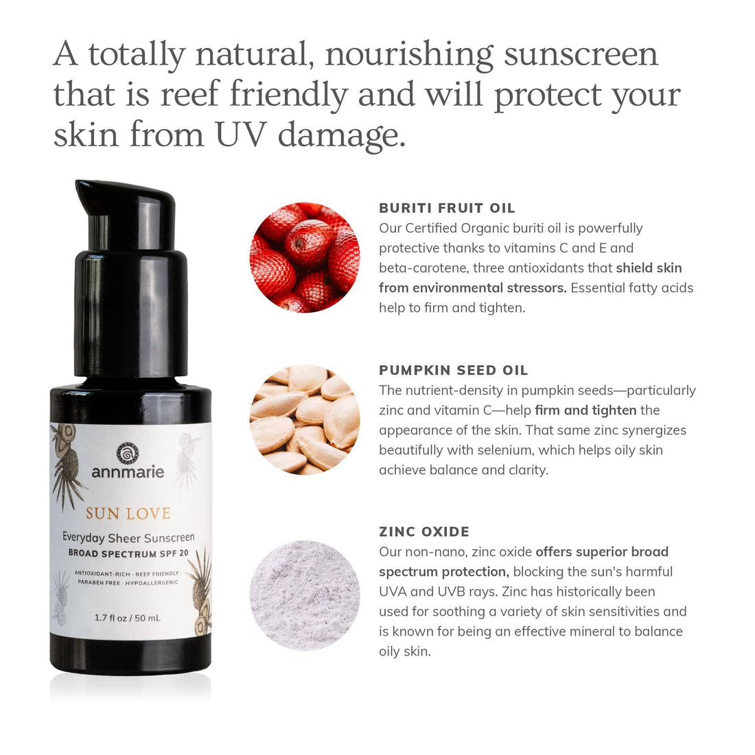 Annmarie Skin Care HIDDEN Sun Love - Everyday Sheer Sunscreen (50ml)