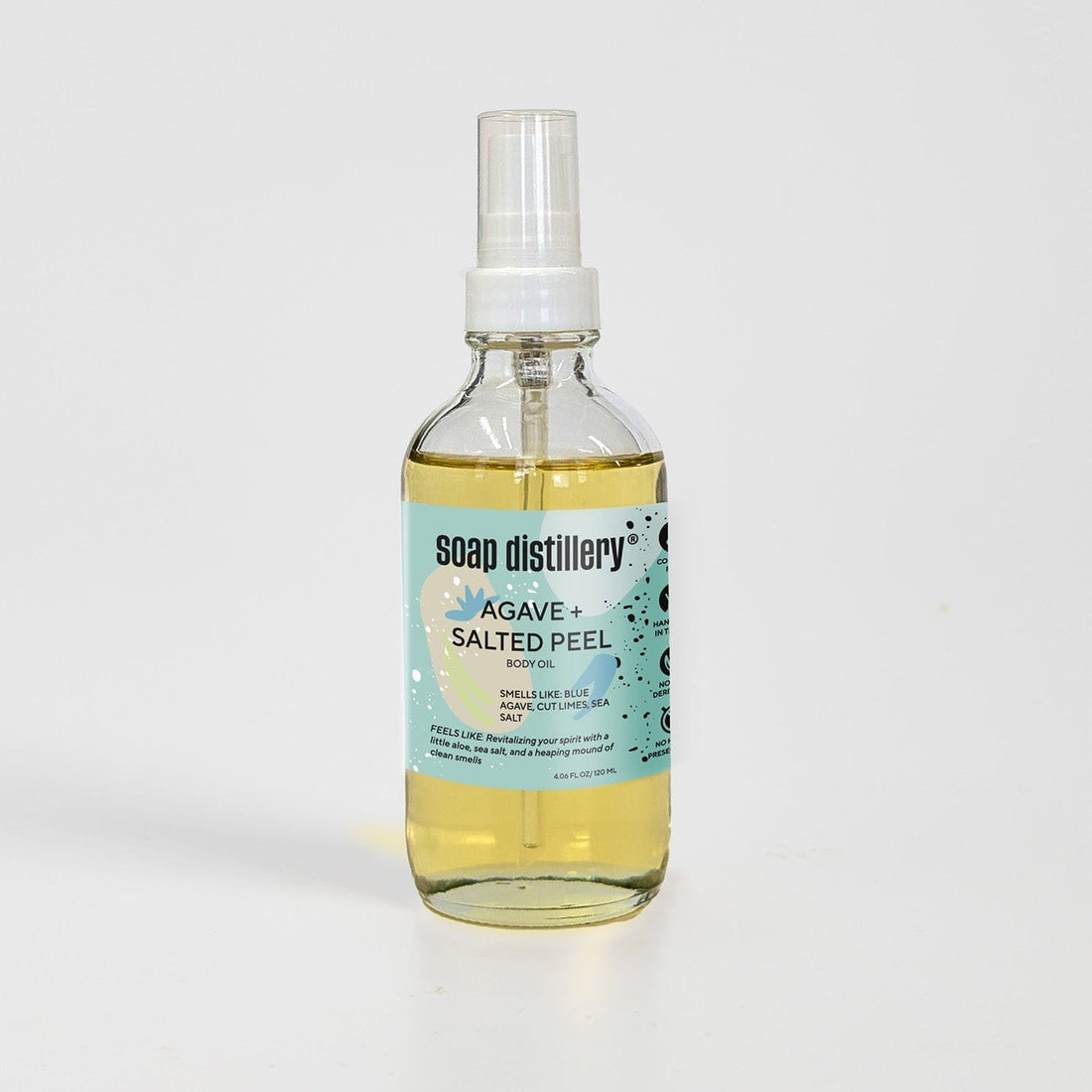 Soap Distillery Body Oil Agave + Salted Peel Botanical Body Oil