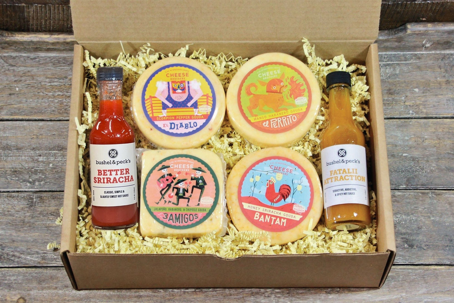 Cheese Brothers, Inc. Gifts and Bundles Deluxe Hot and Spicy Gift Collection