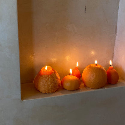 Scandles Farmers Markets Large Dekopon Orange Candle