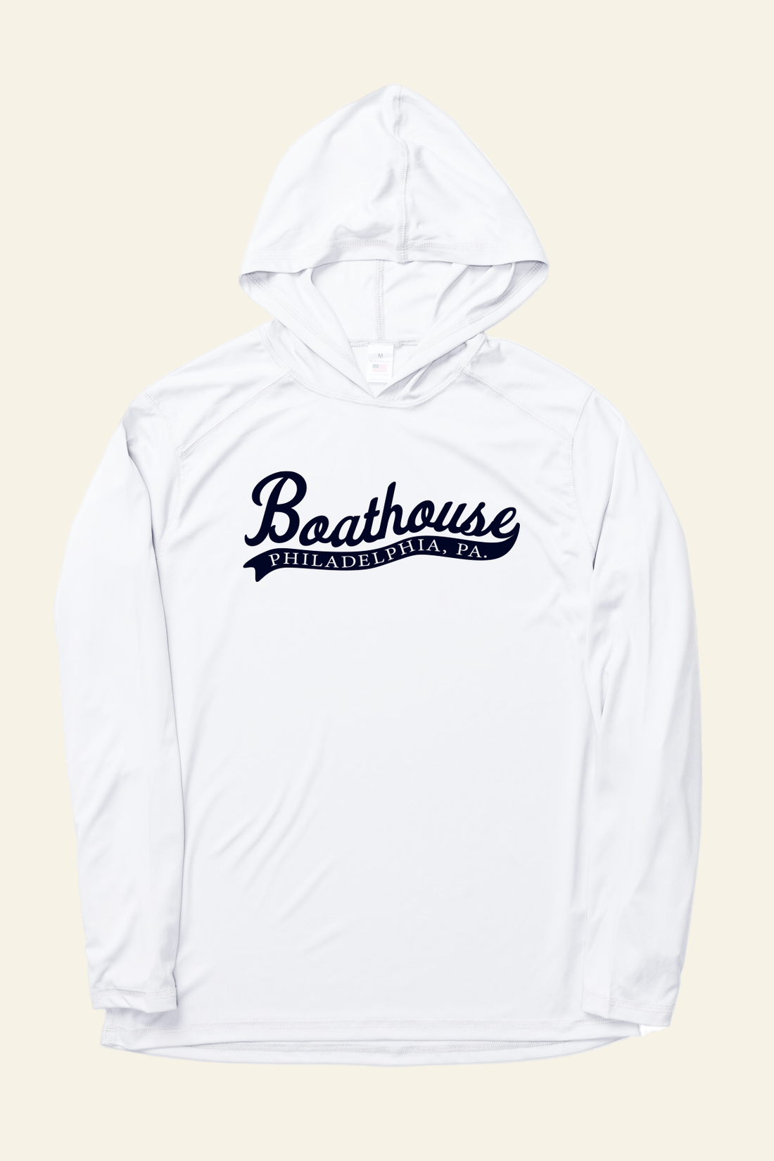 Boathouse sun protection long sleeve shirts White / X-Small Boathouse Unisex UV Protection Boathouse Long Sleeve Hoodie