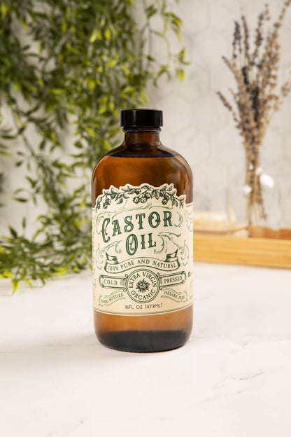Roots and Leaves, LLC Organic Cold Pressed Hexane Free Castor Oil 16 oz