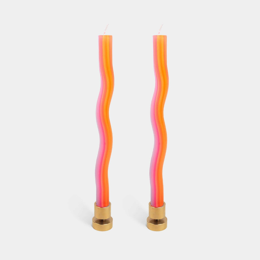 54Celsius Wiggle, Rope &amp; Pivot Candles Wiggle Candles - Orange (2 pack)